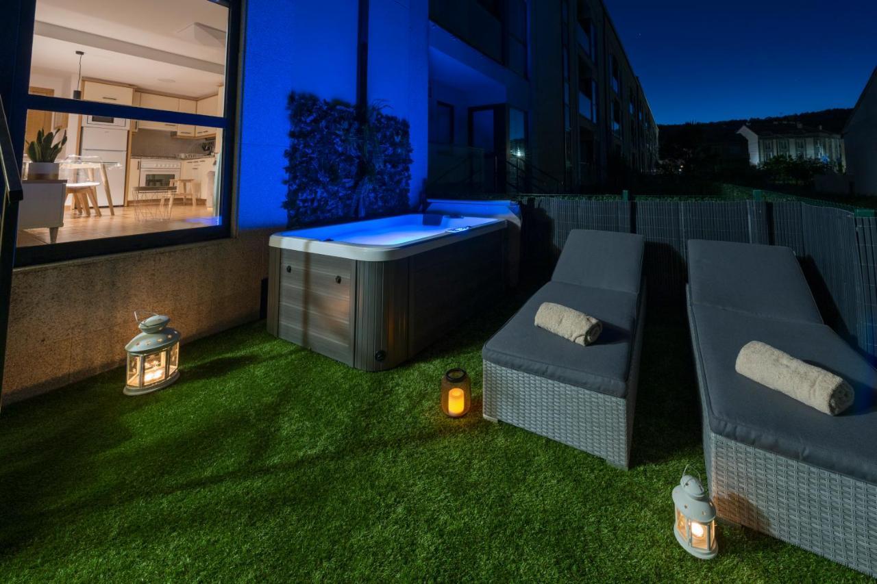 Garden Fisterra - Jacuzzi, Jardin Privado Y Vista Mar Apartment Ngoại thất bức ảnh